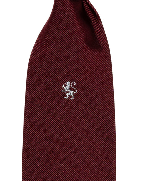 Cravatta 7 Pieghe Signature in seta Rossa Carminio extra lunga