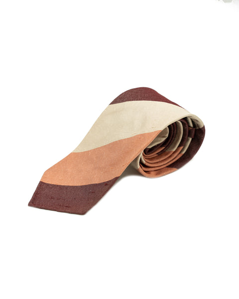 Cravatta 3 pieghe in seta shantung