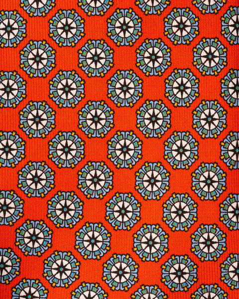 Cravatta 3 Pieghe in seta Arancio (Copia)