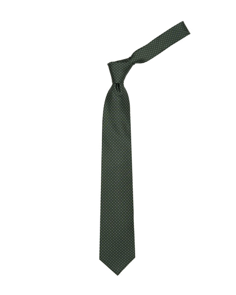 7 Fold Silk Tie Reseda Green