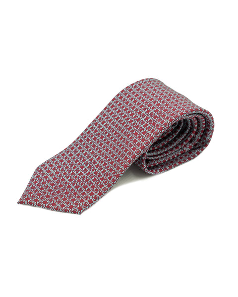 Cravatta 3 Pieghe in seta rossa