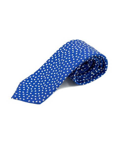 Cravatta 3 Pieghe in seta Blu