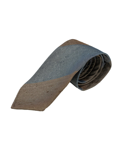 Cravatta 3 pieghe in seta shantung