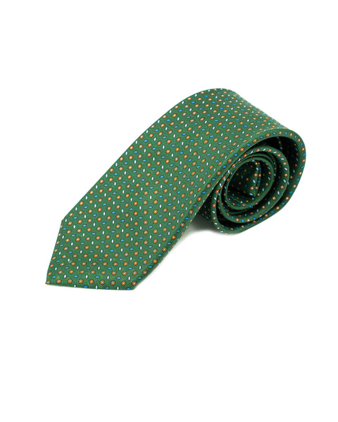 Classic English Green Silk Tie