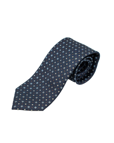 Cravatta 7 Pieghe in seta Blu (Copia)