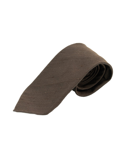 Cravatta 3 pieghe in seta shantung