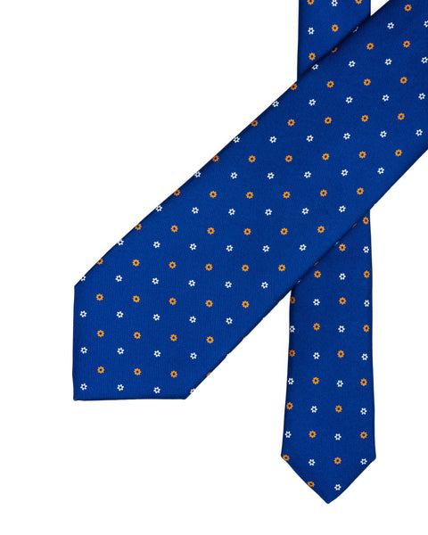 Classic Capri Blue Silk Tie