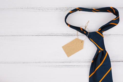 Give your tie a personal touch with your initials